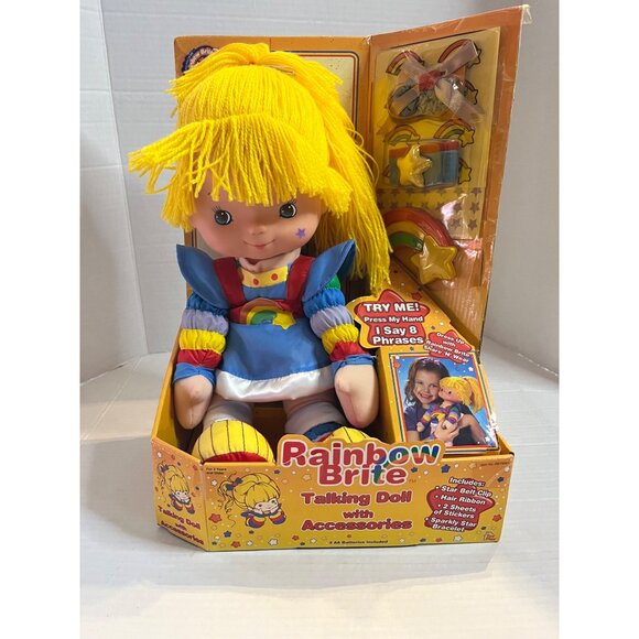 Vintage 2004Rainbow Brite Talking Doll With Accessories hallmark in box - Picture 12 of 12